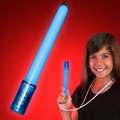 Blank Waterproof Blue Light Stick w/ Lanyard